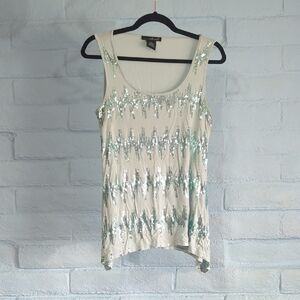 Sequin Sleeveless Tank Tops